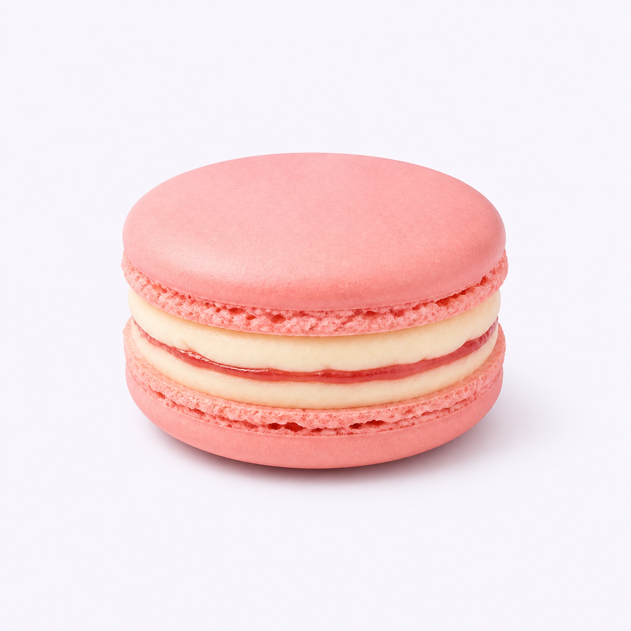Strawberry Cheesecake macaron